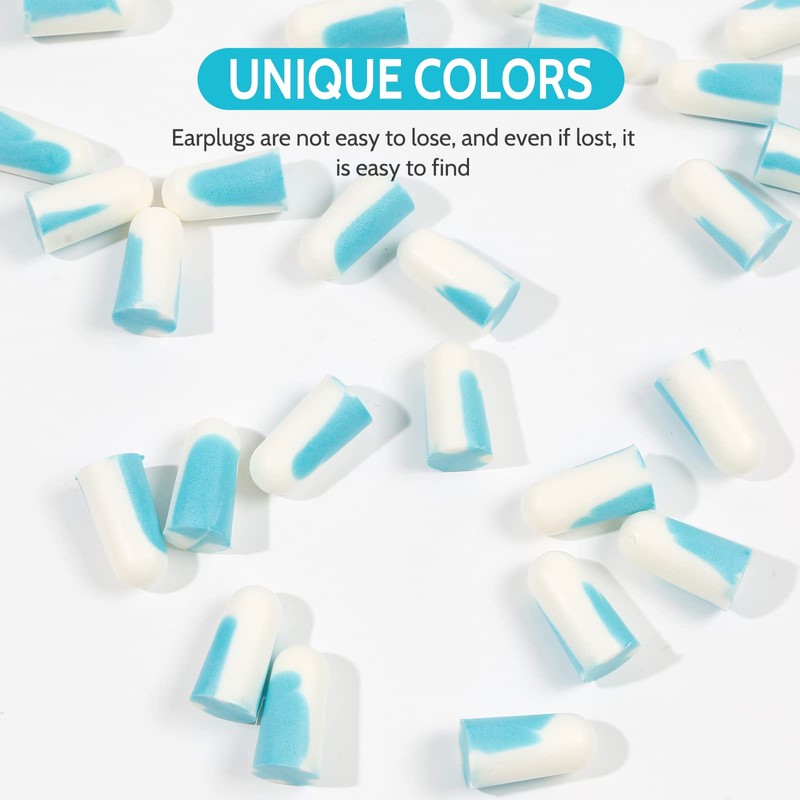 LYSIAN Ultra Soft Foam Earplugs 5 Pairs, 38dB SNR Ear