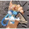 Sanrio Cinnamoroll 🤍 Candy Keychain Purse Backpack Charm Blue 3D