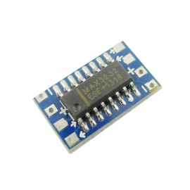 KKHMF 10pcs Serial Port Mini RS232 to MAX3232 TTL Converter Adapter Module