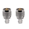 Fasizi BNC to UHF Adapter RF Male Short BNC Female