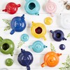 RSVP International Stoneware Teapot Collection, Microwave and Dishwasher Safe, 42