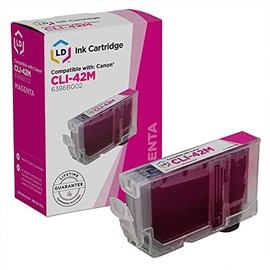 LD Compatible Ink Cartridge Replacement for Canon CLI-42M 6386B002 (Magenta)