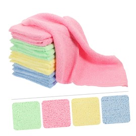 OHPHCALL Microfiber Towel Set 12pcs Cleaning Cloths Dish Towels Absorbent Soft Fabric