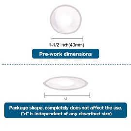 XHF 1.5 inch 3:1 Waterproof Clear Heat Shrink Tubing Marine Grade Wire Cable Adhesive Lined Tube Insulation Seal Against Moisture Corrosion and Air Leakage, 4 Ft