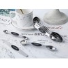 Magnetic Measuring Spoons Set of 8 Stainless Steel Stackable Dual