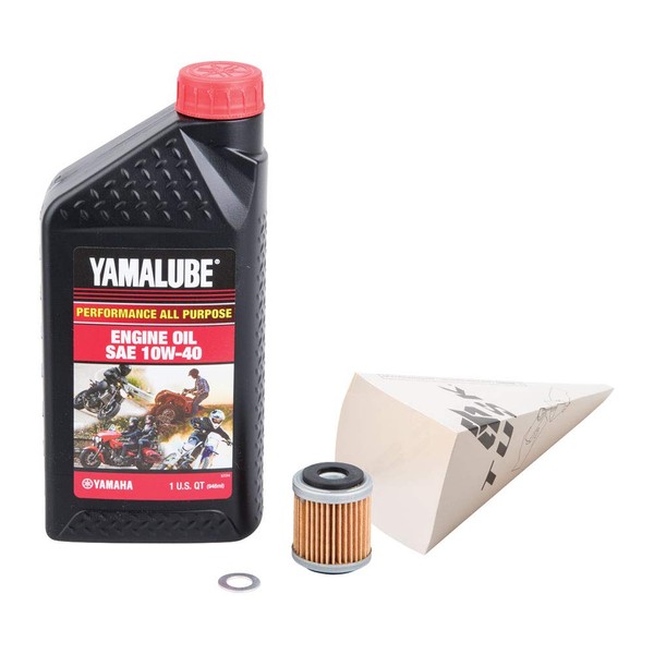 Tusk 4-Stroke Oil Change Kit Yamalube All Purpose 10W-40 for