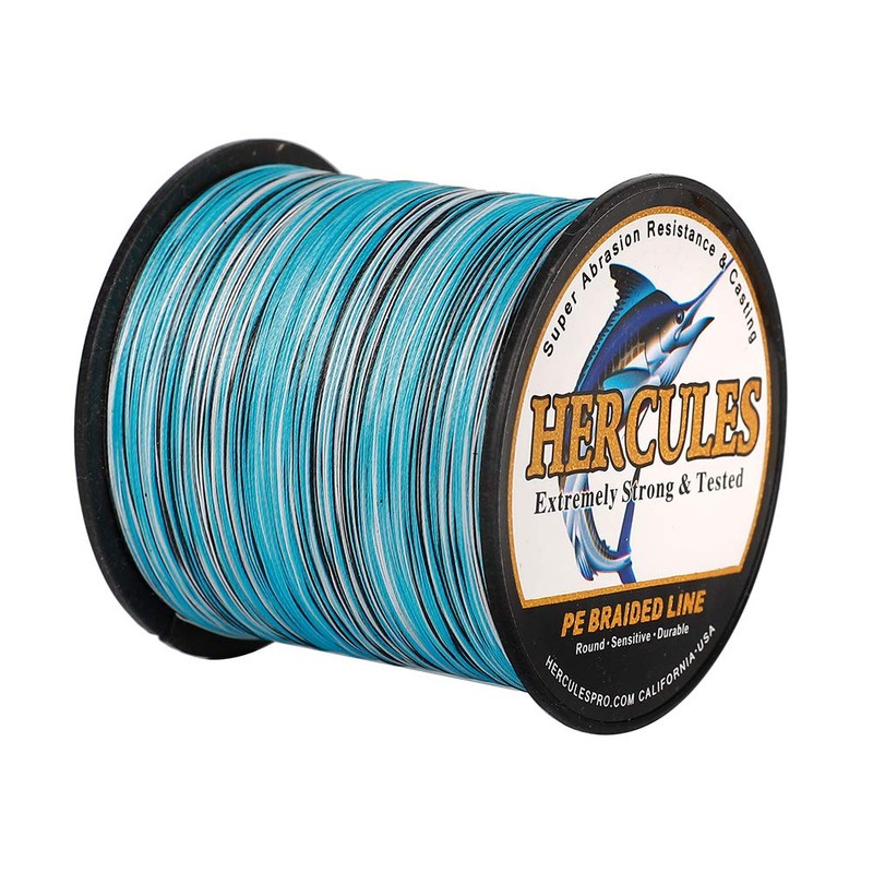 HERCULES PE Line, 8 Strands Fishing Line, 15 Colors, Far