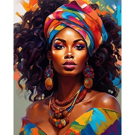 CICISTORY Paint by Numbers Adults, Paint by Numbers, DIY Hand Painted Oil Painting Canvas for Home Decor, Without Frame (40 x 50 cm)