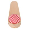 Quilters Clapper Pin Cushion Design Smoothing Wood Easy Operation Hardwood