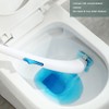 Disposable Toilet Cleaning System Disposable Toilet Brush Kit with 12pcs