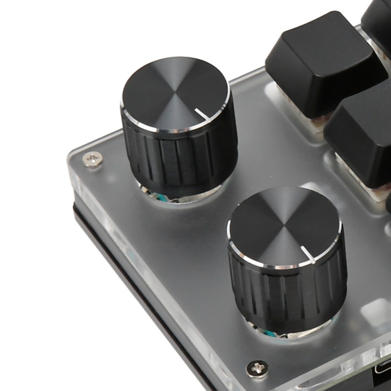 Mini Keypad Knob Design Red Switch Dual Mode Plug and