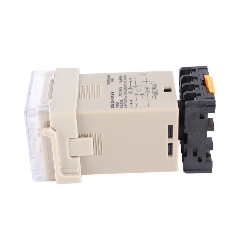 JSS20‑48AMS Power On Delay Timer Relay Digital Display 1‑999S AC