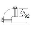 SANEI T48-8 Tub L Tsugite Tub to Bathtub Connection, L-Shaped