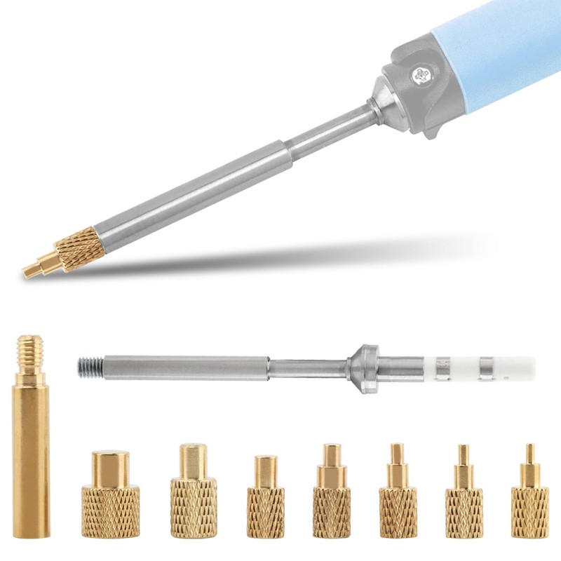 Ragyzity Heat Set Insert Tips Inserting, Soldering Iron Tips, M2