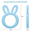 MISSLILI Silicone Babies Teethers Baby Teething Toys for Soothe Massage