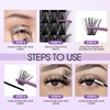 Eyelash Extensions Set, 16-20 mm, FD18+B, D-Curl, Individual Eyelashes, Natural