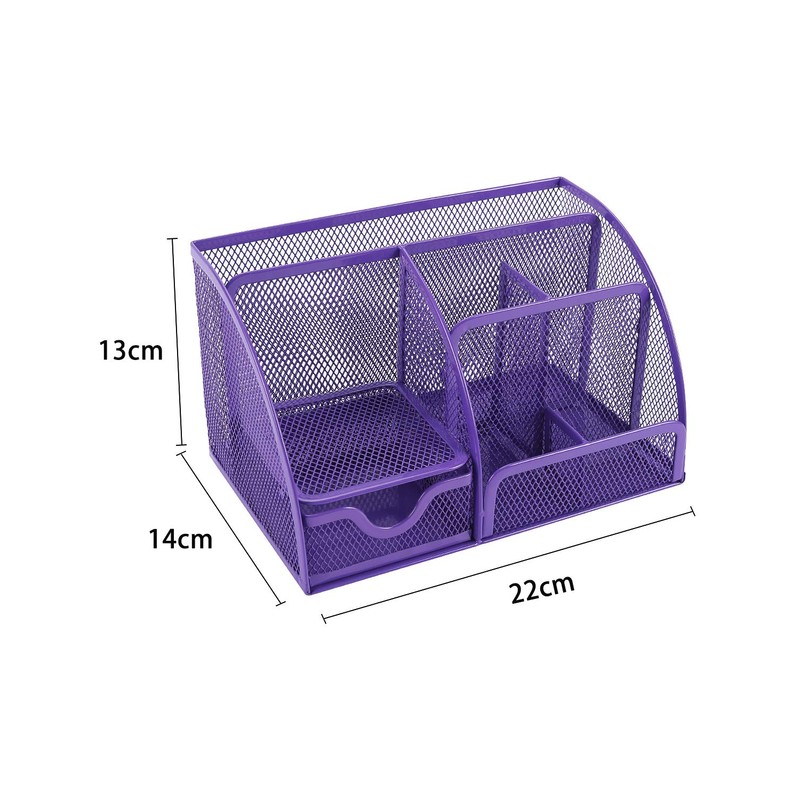 EasyPAG Office Mesh Desk Tidy Versatile Stationery Storage Desktop Organiser