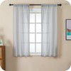 GIRASOLE HOME® Pair of Vertical Stripe Filter Curtains for Windows