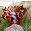 Strawberry Fields Forever Deco Mesh Handmade Spring or Summer Wreath