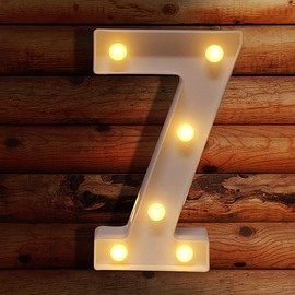 VITI - Números iluminados, letrero de números con luz LED para decoración de pared, letras iluminadas para boda/fiesta de cumpleaños, decoración de Navidad, funciona con pilas (7)
