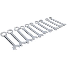 Metric Mini Stubby Spanners/Combination Spanner 4mm - 11mm 10pc Set AT509