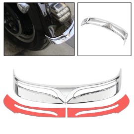 Unbranded Motorcycle Rear Fender Edge Trim Tip Trailing Chrome For Harley FatBoy 2007-2017