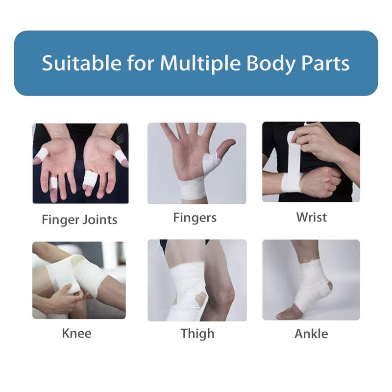 Athletic Tape White Sports 1.5 Inch 30 Feet Tearable Support