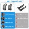 Chingcoo Pack of 2 Car Seat Double Hooks Back Hooks,