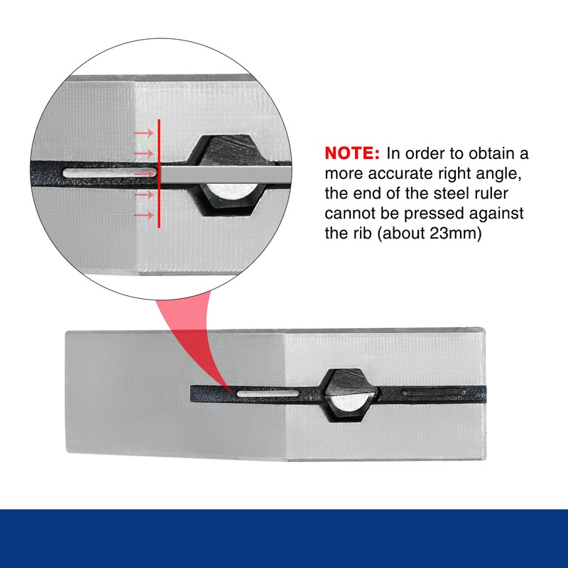 WORKPRO Adjustable Combination Square Set 150 + 300mm, Engineers Set
