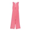 s.Oliver Crinkled Viskose Jumpsuit im Loose Fit mit Rücken-Cut-Out pink