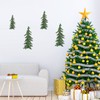 Kikone 4 PCS Metal Pine Wall Decoration Metal Pine Tree