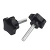 ANSIEDIO M8 Star Knob Thumb Screws, Five-pointed Star Head Threaded