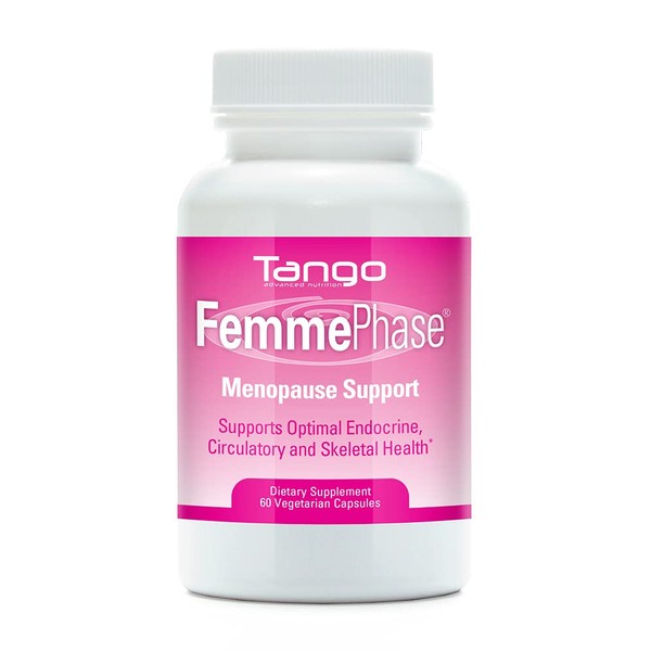 FemmePhase Advanced Menopause Support Formula: All-Natural Herbal Supplement for Hot Flashes, Cramps, Fatigue, Night Sweats, and Mood Changes