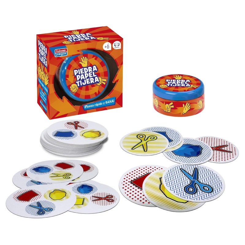 Falomir Stone Paper or Scissors Multi-Coloured (29767
