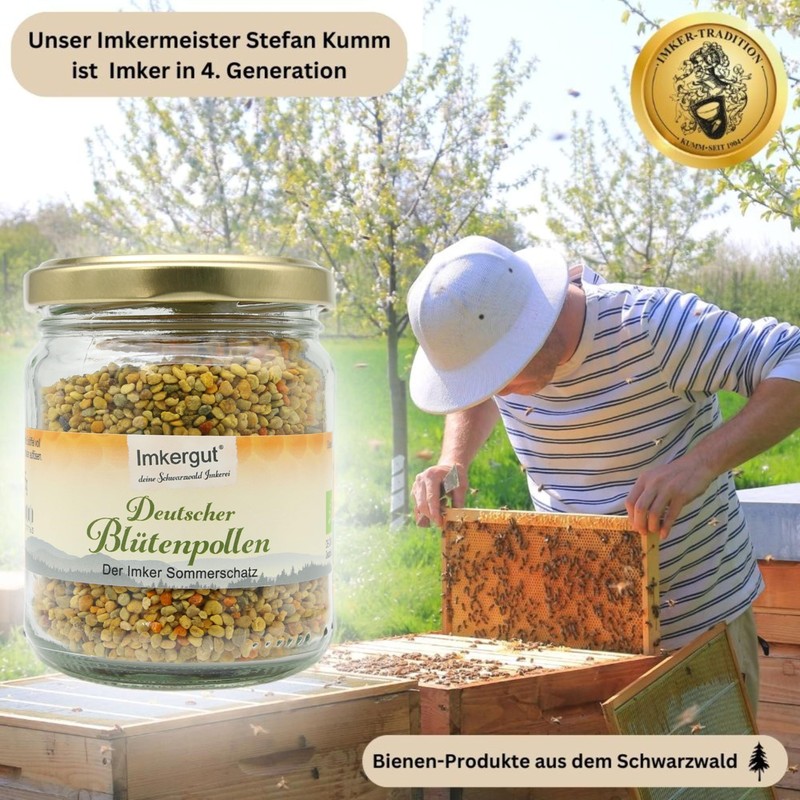 Organic Germany Flower Pollen | Bee Pollen from Beekeepers |