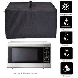 Orchidtent Heavy Duty Heat-Resistant Waterproof Dustproof Microwave Oven Grill Cover Protector Hood Rain Dust Ultraviolet Ray Protective(Microwave Oven)