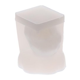 3D Candle Silicone Mould, Eyes Closed Girl Candle Mould Female Body Resin Casting Mould for Making Soap Epoxy Wax Candles DIY Crafts Home Decoration(B)