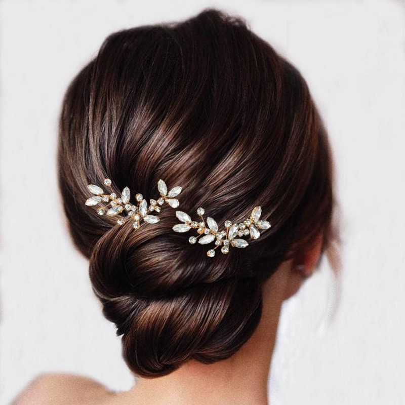 Casdre Crystal Bride - Horquillas para el pelo de boda