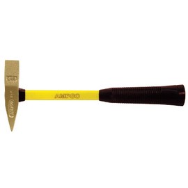 Ampco Safety Tools H-61FG Scaling Hammer, Non-Sparking, Non-Magnetic, Corrosion Resistant, 1.5 lb, 14" OAL