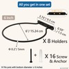 6 Inch Plant Hangers Outdoor and Indoor Ring Holder 8