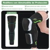 Set de 2 Rodilleras Deportiva, Rodilleras para Gym Protección Articular