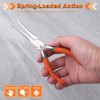 SPEEDWOX 5.5 Inch Hose Grip Pliers - Ring Nose Pliers,