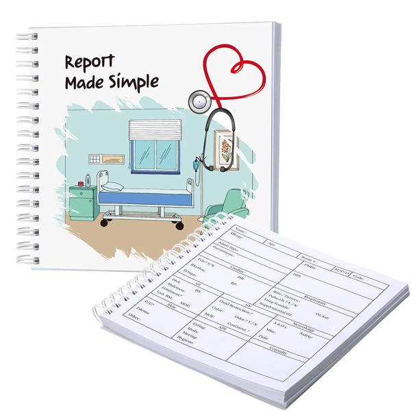 Marspark 1 Pack Nurse Report Sheet Notebook Nurse Made Simple