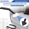 KCOGOO Small Microfiber Triangular Bonnet for Dupray: Heavy-Duty Steam Mop