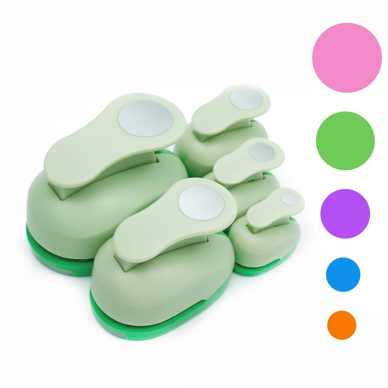 UCEC Circle Punch Craft Hole Punch for Paper Crafting, 5