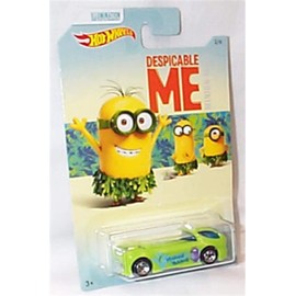 H0T WHEELS Illumination Entertainment D'ESPICABLE.M'E.MINI0N made Green deora II vehicle 1.64 scale diecast model