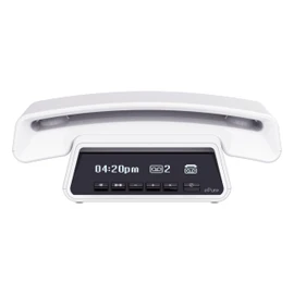 Alcatel ePure - Design DECT cordless phone with answering machine, handsfree and unwanted call blocking,white