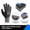 OriStout Waterproof Winter Work Gloves for Men and Women, Touchscreen,
