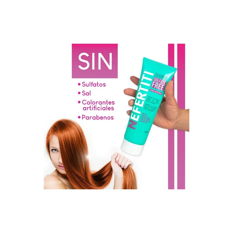 Shampoo Sin Sal Y Sin Sulfatos Para Cabello Teñido Con