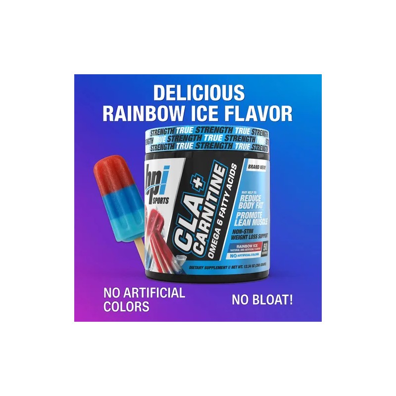 Bpi Clacarnitine Rainbow Ice 50 Porciones Sin Cafeína